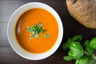 Tomato soup is the best medicine for the cold winter
