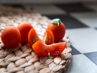 cut into slices for canning